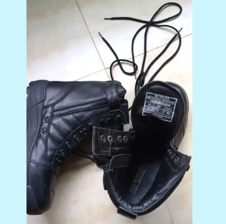Biker%20boots%20sefty%20for%20men%20outdoor%20100%25%20leatherLow%20Stock%20-%20Image%202