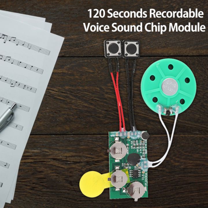 DIY Greeting Card Chip 120 Seconds Recordable Voice Sound Chip Module Recordable Greeting Card Chip Recordable Voice Module