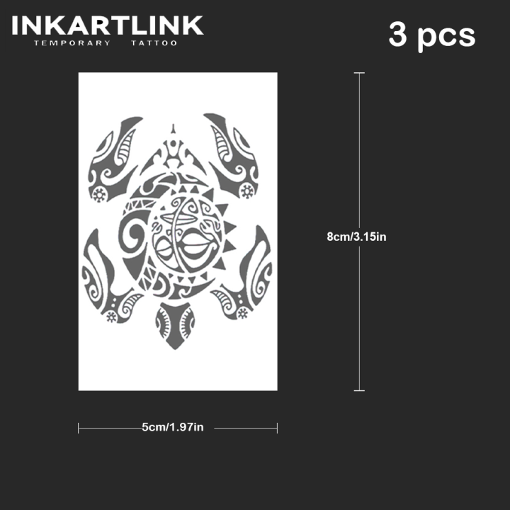 3%20pcs%20Turtle%20Totem%20Temporary%20Tattoo,Lasts%20To%2015%20Days%20New%20Technology%20Magic%20Waterproof%20Semi%20Permanent%20Sticker.%20-%20Image%204