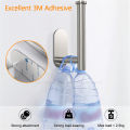 Self Adhesive Toilet Paper Holder Wall Mount No Punching Stainless Steel Tissue Towel Roll Dispenser Bathroom Kitchen Wall Hooks. 