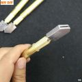 🪟 1pc Diamond Tipped Glass Cutting Tool Portable Glass Cutter | Hardwood Handle | Heavy Duty Craft Cutting Knife | Cuts Glass Up To 10mm Thickness. 