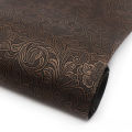 Geometric Textured PVC Leather Sheet 20x33cm - Embossed Faux Leather Panel for DIY Wallets & Crafts. 