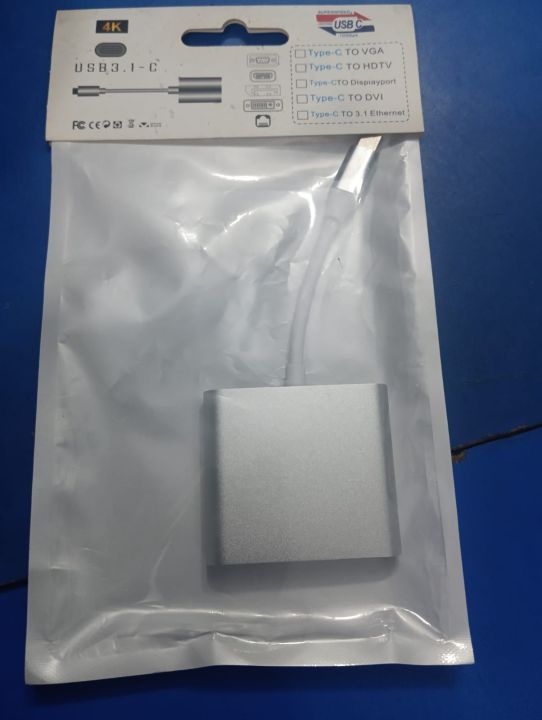 Type C USB 3.1 To USB-C 4K HDMI USB 3.0 Adapter Cable 3 In 1 Hub USB Adapter