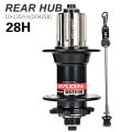 Novatec Bicycle Hubs D041SB D042SB Rear MTB Bike hubs 28 32 36 Holes For HG 8 9 10 11 Speed SX NX 12 Speed CR-MO Steel Freehub. 