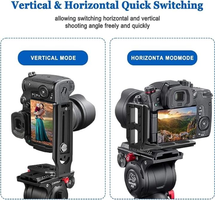 Universal%20Camera%20L%20Bracket%20Quick%20Release%20L%20Plate%201/4%20Inch%20Screw%20Swiss%20Vertical%20Video%20Compatible%20for%20%20%20%20Fuji%20-%20Image%205