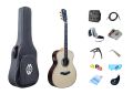 KMARTH ES335GS 36” Solid Top Semiacoustic With Guitar Padded Gig Bag Strap / Capo / Pick / Pick box / Wipe cloth / Pick guard / Allen key/ Cable / manual). 