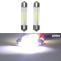 4pcs Led Festoon 31MM 36MM 39MM 41MM C5W C10W COB Glass Led Bulbs Housing Dome Lamp Door Trunk Car License Plate Light 6000K 12V. 