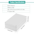 Water Resistant IP65 ABS Project Enclosure Case Wiring Junction Connection Box Cable Enclosure Case Box 200*120*56mm.