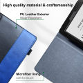 Protective Case for Kindle Touch (2011 old model) ebook Leather Cover Magnetic Closured Model D01200 Ereader Flip Bag Cases. 