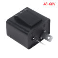 Flasher Relay Turn Signal DC 12V 48V 60V 2Pins Buzzer Beep Flasher Relay Blinker Indicator Flashers Turn Light Signals. 