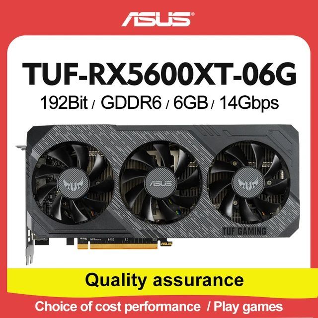 Asus high-end unique AMD TUF RX5600XT-06G game GDDR6 192 bit game desktop computer graphics card 