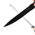 Sharpener Rod Professional Carbon Steel Knife Durable Knife Grinder with ABS Handle Sharpening Blade Rod Knife Kitchen Tool. 