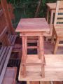 Wooden tool table outdoor seating table in low price. 