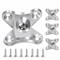 10/20/30/50 pcs Zinc Alloy butterfly Corner Bracket, Plank Corner Connector, Removable Corner Bracket, with Screws.