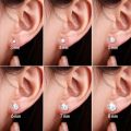 3Pairs 1.5mm, 2mm, 3mm Girls Simple Tiny Studs for Sensitive Ear, Hypoallergenic 925 Sterling Silver Stone Stud Earrings for Women 4mm, 5mm, 6mm Chandi Ear Studs. 