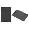 Silicone Business Credit Pocket Adhesive Mobile Phone Back Slot ID Bank Card Phone Pouch Phone Back Paste Sticker Card Holder. 