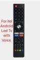 itel Android Led Tv Remote with Voice.. 