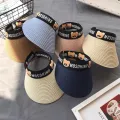 Straw Hat sun visor kids big brim sun hat Korean children's hats ready to ship. 