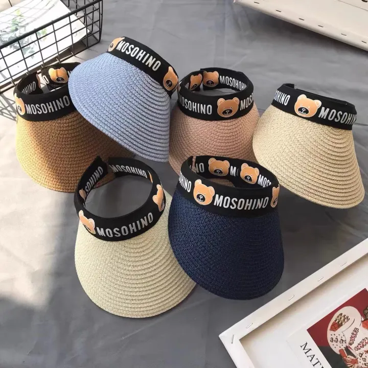 Straw Hat sun visor kids big brim sun hat Korean children's hats ready to ship