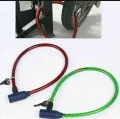 New Arrival High Wire Rubber Cycle Lock For safety And Secure With 3keys. 