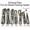 Exhaust Pipe Tube Elbow Connector Set 25mm 26mm for Diesel Heater Car Camper Caravan Truck Automotive Exhaust Parts.