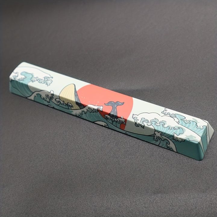 2%20Pcs%20Esc%20+%20Space%20Bar%20Coral%20Sea%20Keycap%20OEM%20Height%20Pbt%20Cherry%20Sub%20-%206.25u%20Key%20For%20Diy%20Mechanical%20Keyboard%20-%20Image%204