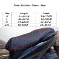 BLALION Motorcycle Seat Cover Thickened Waterproof Anti-skid Seat Protection 3D Faux Leather Seat Pad Protective Cover for Moto.