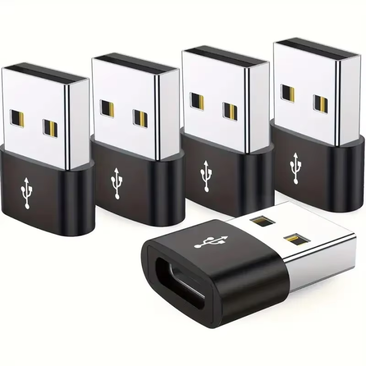 4/5Pack%20USBC%20Female%20to%20USB%20Male%20Adapter%20Type%20C%20to%20USB%20A%20Charger%20Cable%20Converter,Compatible%20with%20iPhone%20iPad%20%20%20Pixel%20-%20Image%207