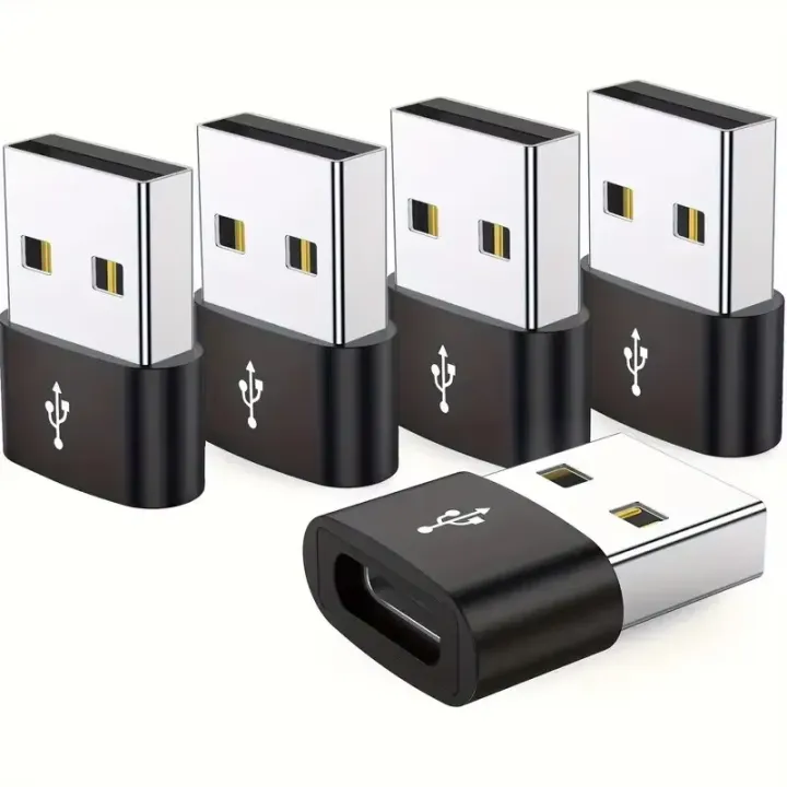 4/5Pack%20USBC%20Female%20to%20USB%20Male%20Adapter%20Type%20C%20to%20USB%20A%20Charger%20Cable%20Converter,Compatible%20with%20iPhone%20iPad%20%20%20Pixel%20-%20Image%207