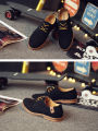 Men's Spring Suede Casual Oxfords Shoes Breathable Comfort Matte Finish Business Shoes Classic Sneakers Footwear Dress Shoes.