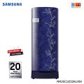 SAMSUNG RR20C2Z226U/IM 192 Litres Single Door Refrigerator with Stylish Grande Design (Flower Pattern Blue). 