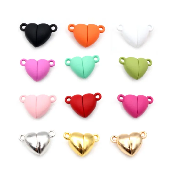 EXPRESS%20DEALS%20HUB%2010%20Pair%20Magnetic%20Clasps%20Heart%20Shaped%20Magnet%20Converter%20Jewelry%20Clasps%20Locking%20Clasps%20for%20DIY%20Bracelet%20Necklace%20Jewelry%20Making%20Silver%20gold%20black%20-%20Image%208