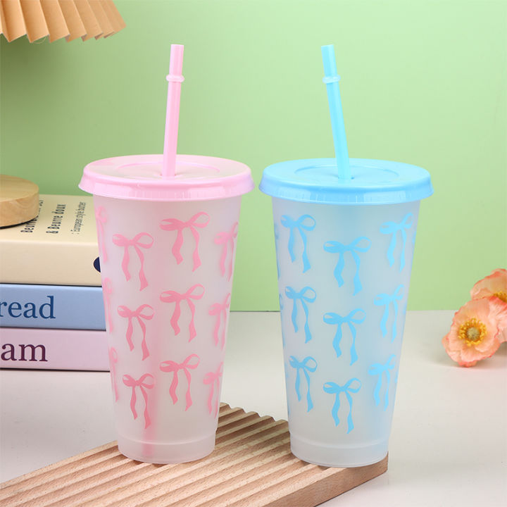 1Pc%20With%20Straw%20Lid%20Coffee%20Juice%20Tea%20Cute%20Tumbler%20With%20Straw%20Plastic%20Cups%20Summer%20%20710ML%20Kawaii%20Bow%20Reusable%20Party%20Cups%20-%20Image%202
