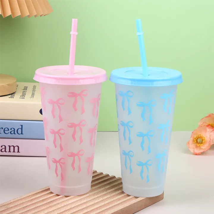 1Pc%20With%20Straw%20Lid%20Coffee%20Juice%20Tea%20Cute%20Tumbler%20With%20Straw%20Plastic%20Cups%20Summer%20%20710ML%20Kawaii%20Bow%20Reusable%20Party%20Cups%20-%20Image%202