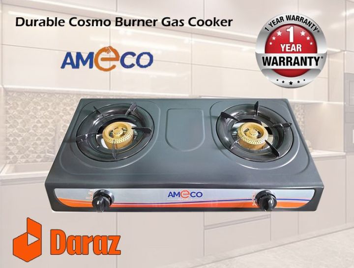 Double Burner Gas Cooker with warranty