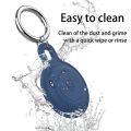Waterproof Case for Airtag Keychain Holder with Key Ring Silicone Shockproof Anti-Scratch for Air Tag Tracker Protective case. 