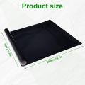Fish Tank Background Sticker Black Static Cling Film Adhesive-Backed Film Wallpaper Aquarium Background Decorations.