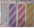 CRYSTAL BEADS STICKERS SHEETS FOR KIDS. 