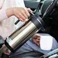 1200 ML Portable Water Heater Car Hot Kettle 120/240 W 12/24 V Car Truck Water Heater Auto Shut Off Fast Boiling for Travel Home. 