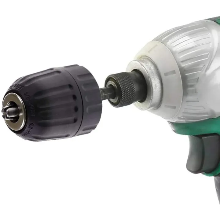 STONEGO%200.8-10mm%20Keyless%20Drill%20Chuck%20Converter%203/8"-%2024UNF%20Thread%20Quick%20Change%20Adapter%201/4"%20Hex%20Shank%20-%20Image%203