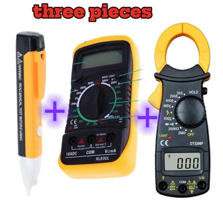 Digital multimeter meter | clamp meter | voltage tester