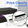 4x6 Inch Direct Thermal Labels 500 Labels Per Stacked Strong Adhesive, Labels Resistant to Water & Grease For Shipping Label. 