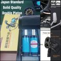 Double Cylinder Foot Pump Hand Pump Air Pump Air Compressor Car Bike Cycle Toys Air Pump Heavy Duty With Big Metre  Pressure Gauge. 