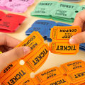 Event Essentials: 100 Raffle Tickets for Classroom Lottery, Drink Fests, Event Celebrations..