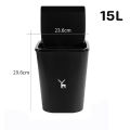 15 liter trash can, bathroom trash can, lid trash can, modern style, big site, 15L. 
