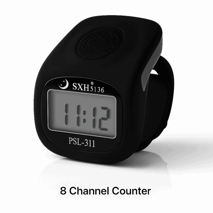 Multifunctional%20Digital%20Tasbeeh%20/%20Tasbih%20Counter%20PSL%E2%80%91311%20with%208%20Channel%205%E2%80%91Digit%20LCD%20Display,%20LED%20Backlight%20&%20Beep%20Buzzer%20Reminder%20%7C%20Finger%20Ring%20Tally%20Clicker%20with%20Clock%20&%20Key%20Lock%20%7C%20Ergonomic%20Silicone%20Ring%20%7C%20Portable%20Zikr%20Counter%20%7C%20Hajveri%20Traders%20-%20Image%202