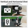 Flymile Adjustable Cap Clip Mount For Insta360 GO3/3S Action Camera Universal Anti-shake Fixed Vertical Horizontal Border Holder. 