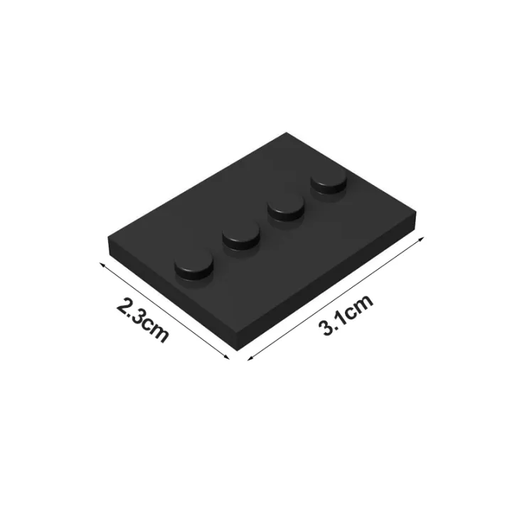 50PCS%20City%20Figures%20Stand%203X4%20Dots%20Base%20Plate%20With%204%20Knobs%20Display%20Holder%20DIY%20MOC%20Building%20Blocks%20Accessory%20Bricks%20Parts%2088646%20-%20Image%206