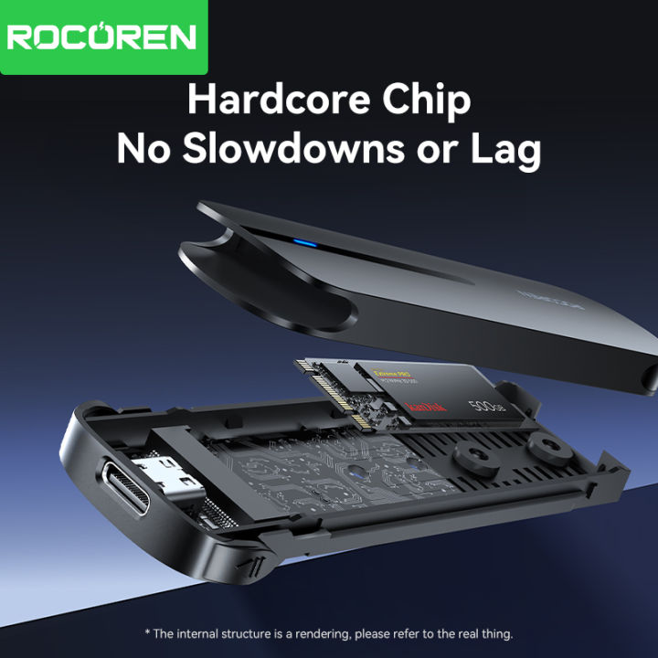 Rocoren%20M2%20SSD%20Case%20M.2%20NVMe%20SSD%20Enclosure%20Adapter%2010Gbps%20USB%203.1%20Gen2%20USB%20C%20External%20Enclosure%20Supports%20M%20and%20B&M%20Keys%20-%20Image%206