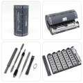 NEW DESIGN 128 in 1 Book Roll Precision Screwdriver set Multifunctional combined household set for repairing phones, computers, hard drives, watches, shavers, toys and other electronic devices.. 